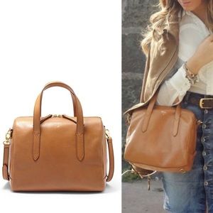 Fossil Sydney Camel Satchel
